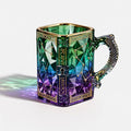FACE N FACE Zodiac Glass Mug, 8 oz Celestial Constellation Coffee & Tea Cup by FaceNFace