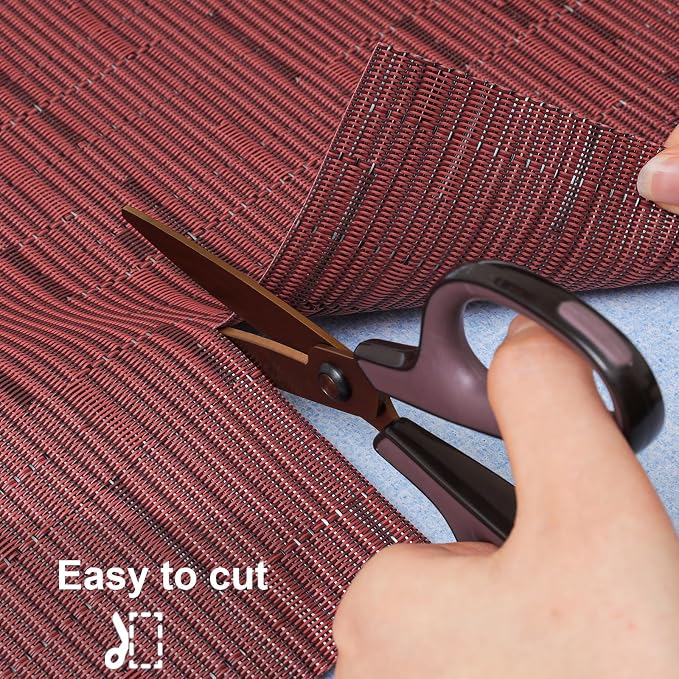 Myir JUN Red Table Runner Home Decor Dining Table Runners | Vinyl Table Runner - Image 6