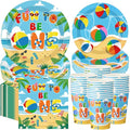 Pickmesh 250 Pcs Beach Ball Party Supplies Summer Beach Ball 1st Birthday Paper by Pickmesh