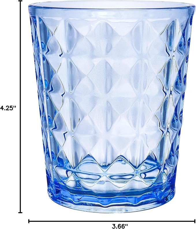 KLIFA- CUPID- 16 ounce, Acrylic Drinking Glasses Tumblers, Stackable Plastic - Image 7