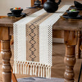 EMMTEEY Macrame Table Runner Boho Style 94 Inches Long, Scratch & Heat Resistant by EMMTEEY