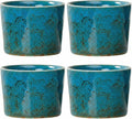Ceramic Espresso Cups 4oz Modern Stackable Demitasse Mugs by Unknown