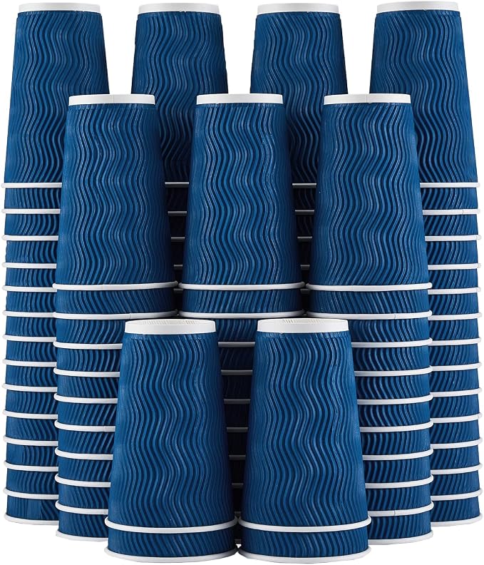 Lamosi 3 Pack 16oz Ripple Insulated Disposable Cups by BuyNow