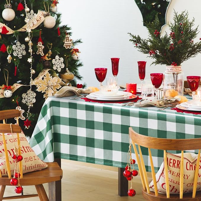 60 x 120 Inch Checkered Tablecloth Rectangle - Image 6