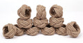 Lightnpro Jute Napkin Rings Set of 12, Classic Hand Woven Napkin Holders, Decorative Serviette Ring, Christmas Party Decoration, Everyday, Family Gatherings - Set Your Table with Style - Natural