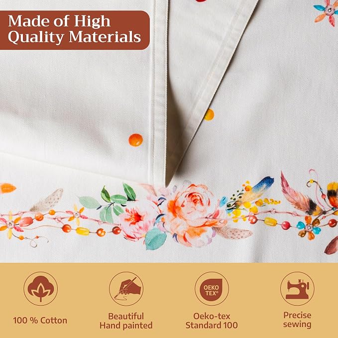 Maison d' Hermine Table Runner 100% Cotton 14.50" x 108" | Table Runners 108 - Image 3