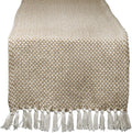 DII Woven Basics Collection 100% Cotton Knit Table Runner by DII
