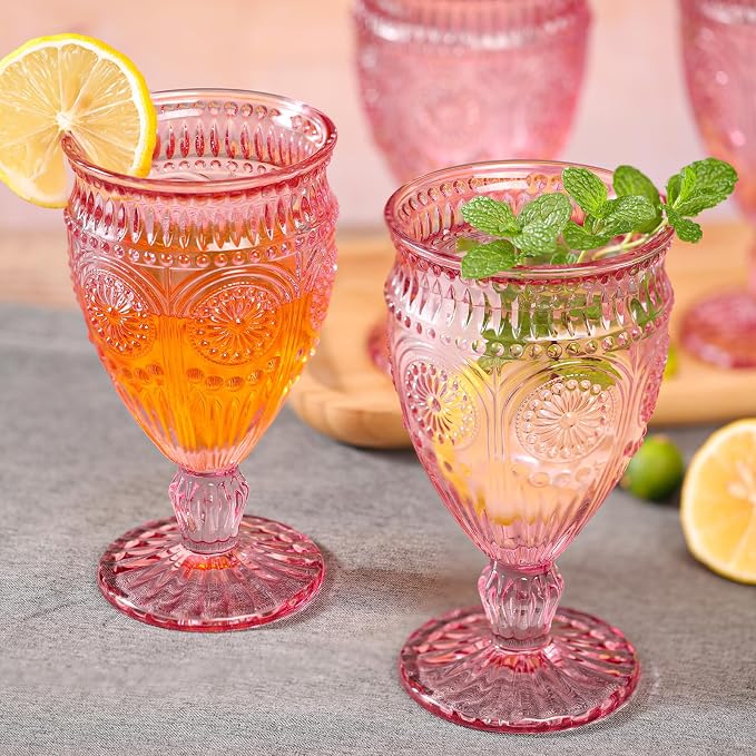 Darlion Goblets, Goblet Glasses, Vintage Wine Glasses 12oz | Food-Grade Glass - Image 4
