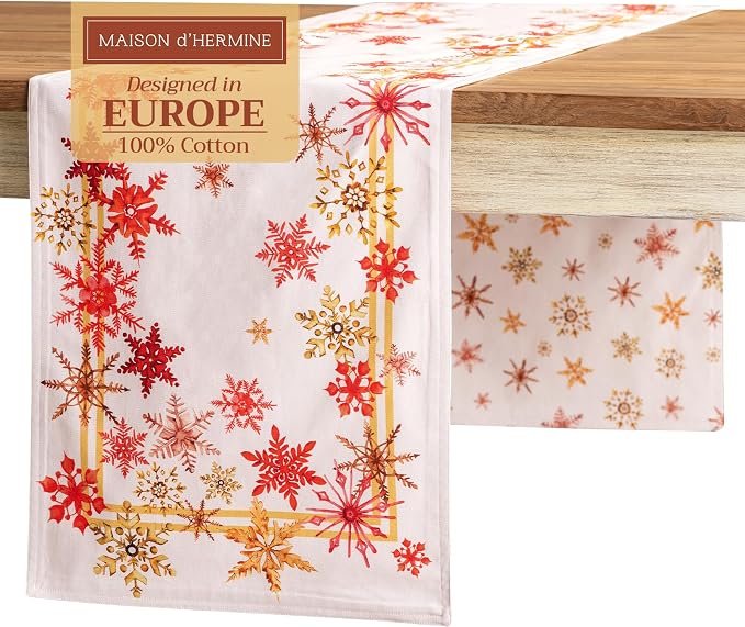 Maison d' Hermine Table Runner 100% Cotton 14.50" x 72" | Table Runners 72 by MaisondHermine