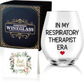 AGMDESIGN In My Respiratory Therapist Era Funny Wine Glass by Unknown