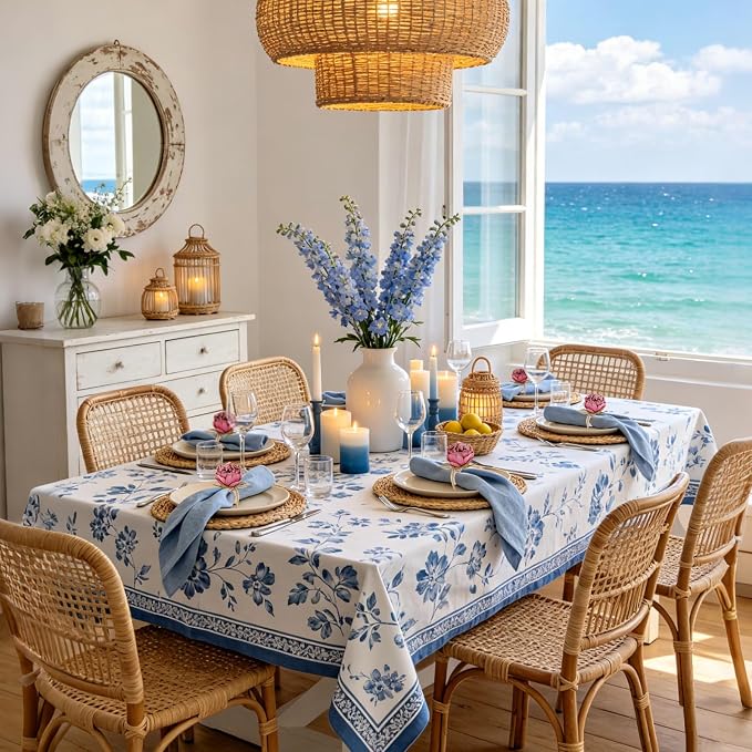 Handmade Flower Napkin Rings Set of 6, Valentine's, Thanksgiving Table - Image 7