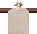 Table Runner 72 Inches Long, Vinyl Woven Heatproof Table Runners | Washable by Banchif