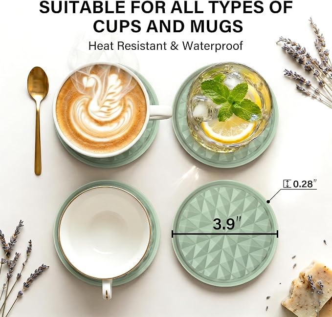 Silicone Drink Coasters Set of 4, Coaster - Image 3