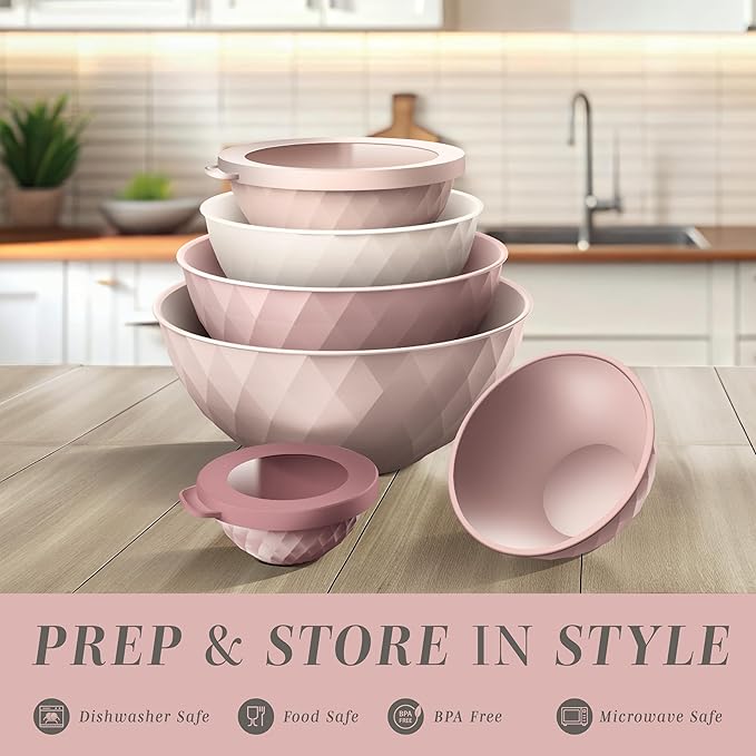 COOK WITH COLOR Mixing Bowls with Lids - Image 2