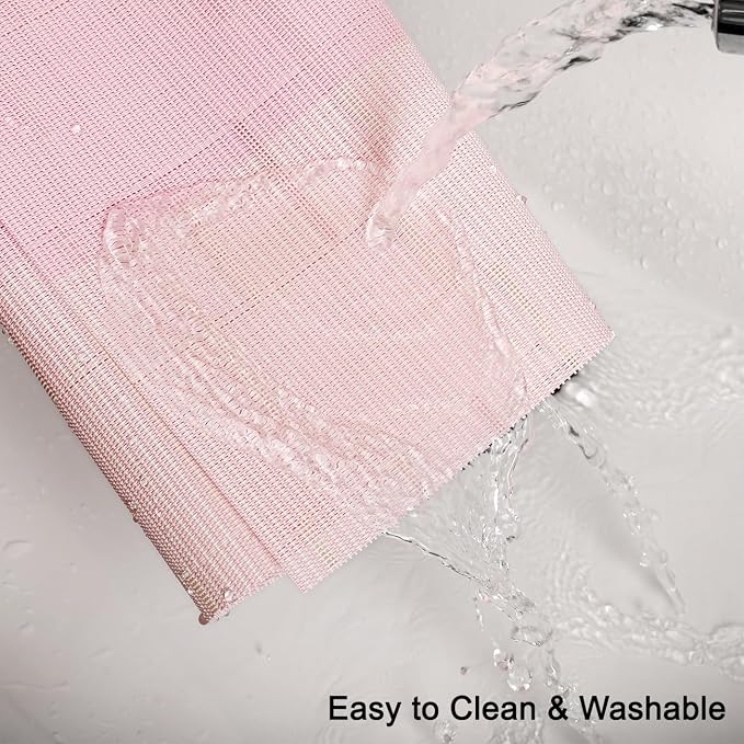 Table Runner 53 Inches Long, Vinyl Woven Farmhouse Table Runners | Washable - Image 3