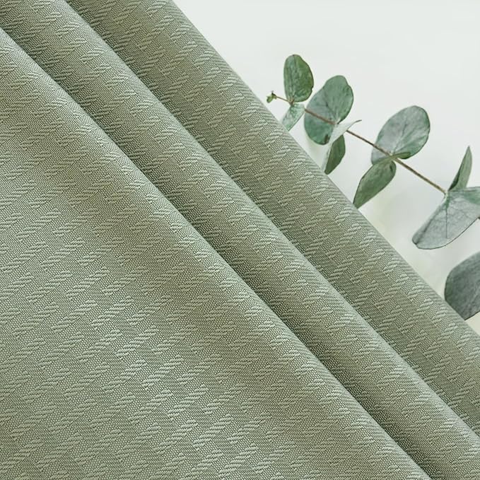 maxmill Square Tablecloth Water Resistance Antiwrinkle Spill Proof Weaved Texture Table Cloth, Decorative Fabric Table Cover for Banquet Parties Event Holiday Dinner, 70 x 70 Inch, Sage Green