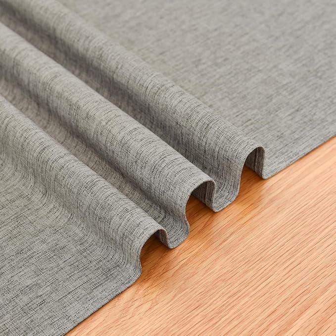 Faux Linen Table Runner Water Resistant 13 x 72 in, Coffee Table Runner - Image 6