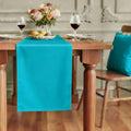 FOLINS&HOME Teal Waterproof Decorative Table Runner 90 Inches Long | 210GSM by FOLINSHOME