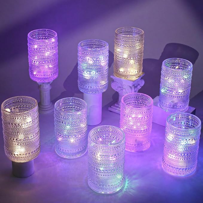Amzcku Vintage Highball Drinking Glass Set of 12 - Image 3