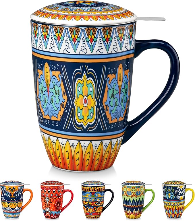 vancasso 18 Oz Tea Infuser Mug by vancasso