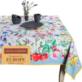 Maison d' Hermine Table Cloth Rectangle Table 100% Cotton 70 x 108 Inches Tablecloth Reusable Decorative for Dining Room Farmhouse Home Valentines Day Decorations Spring Summer - Giverny