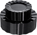 120PCS Black Plastic Plates, Wavy Plates | Heavy Duty Disposable Party Plates by QualQuot