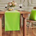 FOLINS&HOME Lime Green Waterproof Decorative Table Runner 48 Inches Long | by FOLINSHOME