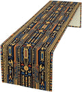 Retro Egypt Table Runner Vintage Ethnic Egyptian Ornament Tribal Dinner Runner by moderw