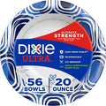 Dixie Ultra, Large Paper Bowls, 20 Oz, Microwave Safe, Compostable, Disposable by Brawny%C2%AE