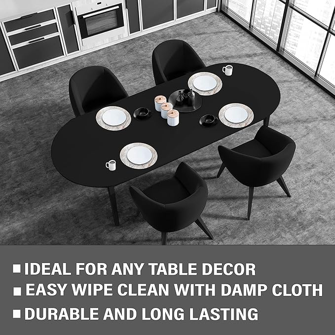 Dainty Home Foiled Granite Thick Cork Heat Resistant Dining Table Placemats Set of 2, 15" Round, Marbled Rose Gold - 2MC15RGO