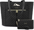 LOVEVOOK Laptop Bag for Women 17 inch, Diamond Quilted Work Tote Bags Womens by LOVEVOOK