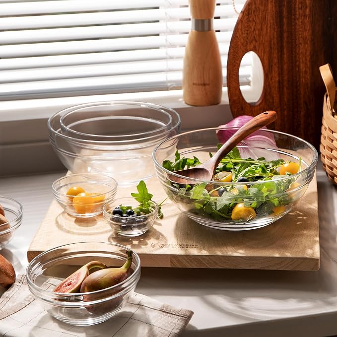 Sweejar 5.5 inch Glass Soup Bowls Set, 20 oz Cereal Bowls, Bowls Set - Image 8