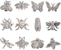 12-Pack Assorted Metal Napkin Rings - Premium, Durable & Rust-Resistant Tabletop Decor for Weddings, Parties & Everyday Dining Versatile - Elegant, Lightweight, Modern & Vintage - ALPHA Living HOME