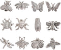 12-Pack Assorted Metal Napkin Rings by ALPHALivingHOME