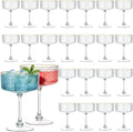 24PCS Plastic Martini Glasses, Unbreakable Reusable Champagne Coupe, Removable by Unknown