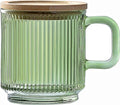 Lysenn Glass Coffee Mug with Lid by Lysenn