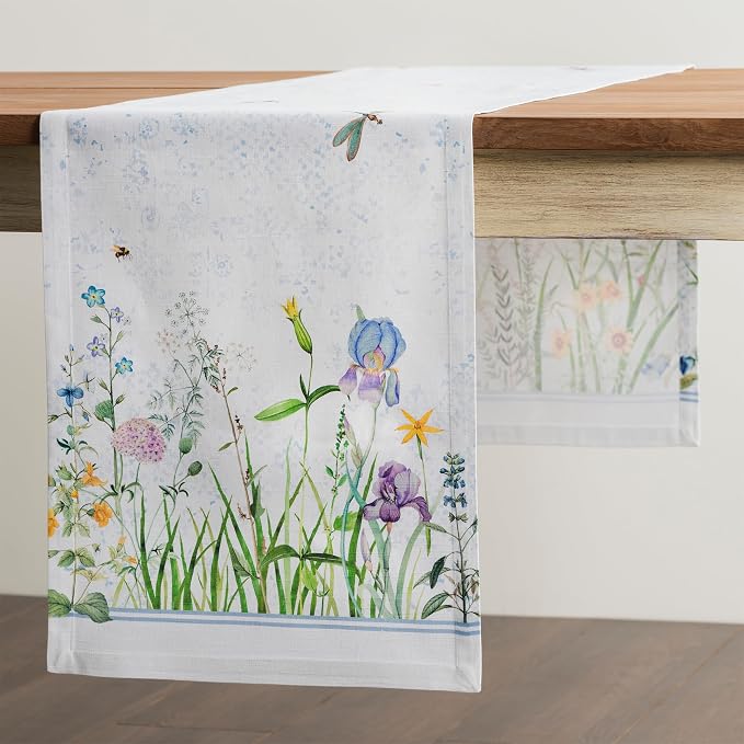 Maison d' Hermine Table Runner 100% Cotton 14.50" x 72" | Table Runners 72 - Image 8