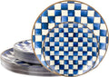 U-QE 20PCS Blue Plastic Plates for Party by U-QE