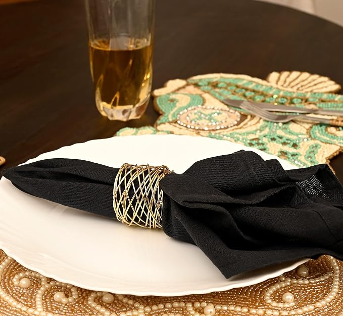 Durable Metal Iron Napkin Rings - Image 7