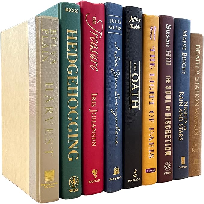 Real Books by Color® (Set of 11, Multicolor) Decorative Bookshelf Home Decor Shelf Styling Photo Prop