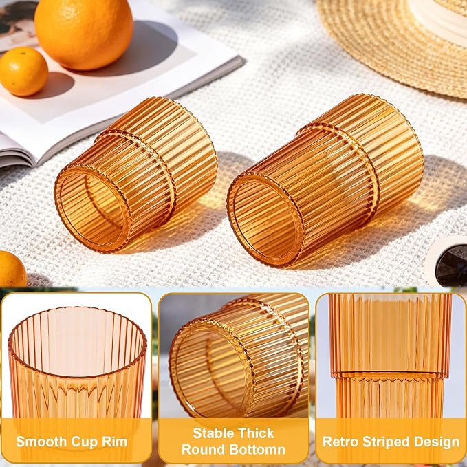 12 Pack Plastic Wine Glasses, 16 Oz Highball Glasses & 12 Oz Cocktail Glasses - Image 6