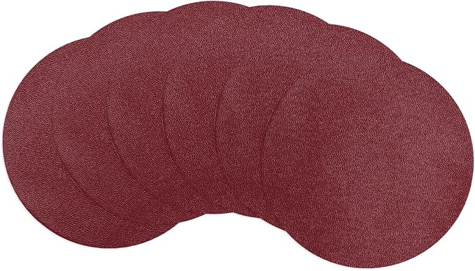 uxcell Round Drink Coasters Set of 6 Dual Sided Non-Slip Non-Stick Waterproof by uxcell
