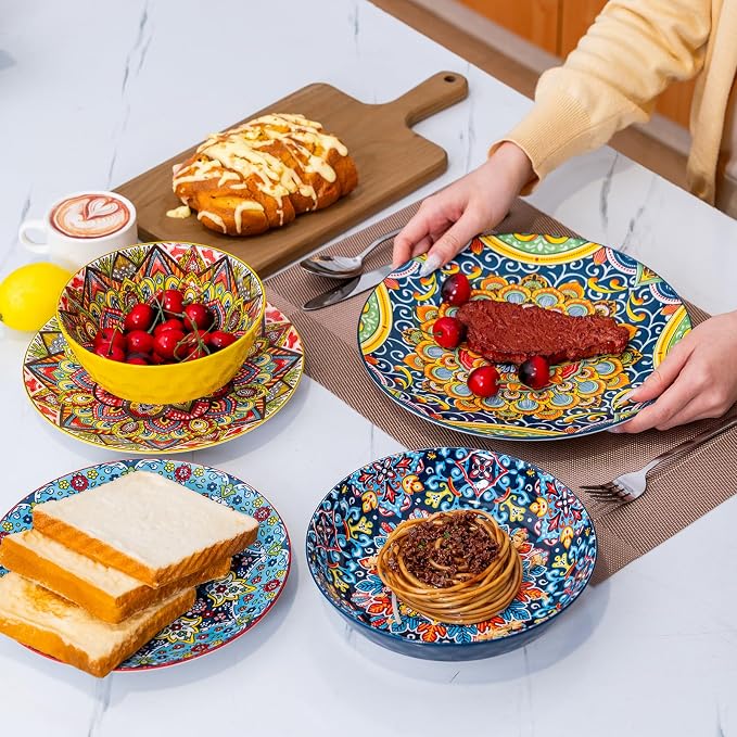 16 Pieces Dinnerware Sets, Service - Image 5