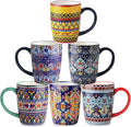 glowworm Ceramic Coffee Mugs Set of 6, 16 oz Mug by GLOWWORM