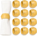 Wooden Napkin Rings Set of 12 by ALPHALivingHOME