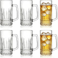 Beer Mugs For Freezer, 20 oz Large Heavy Glass Mugs by Unknown