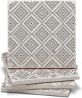 Thirstystone Botanical Farmhouse 4 Pack Tumbled Tile Stone Coasters | 4" Square by CounterArt
