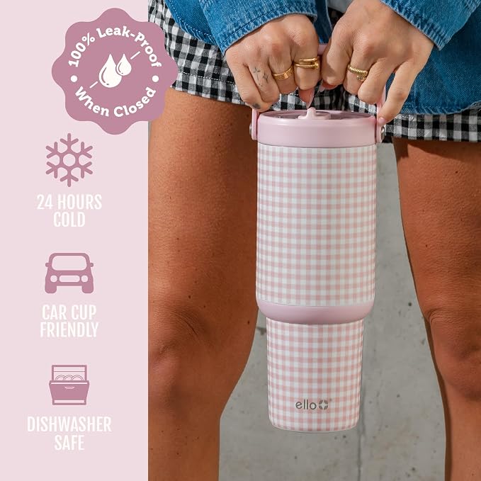 Ello Oasis Go+ 26oz Insulated Stainless Steel Tumbler - Image 4