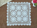 Cotton Handmade Crochet lace Table Runners Square Oval Tablecloth Doilies Doily by Unknown