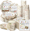 250 Pcs Locally Grown Babyshower Disposable Paper Plates and Napkins | by Newtay